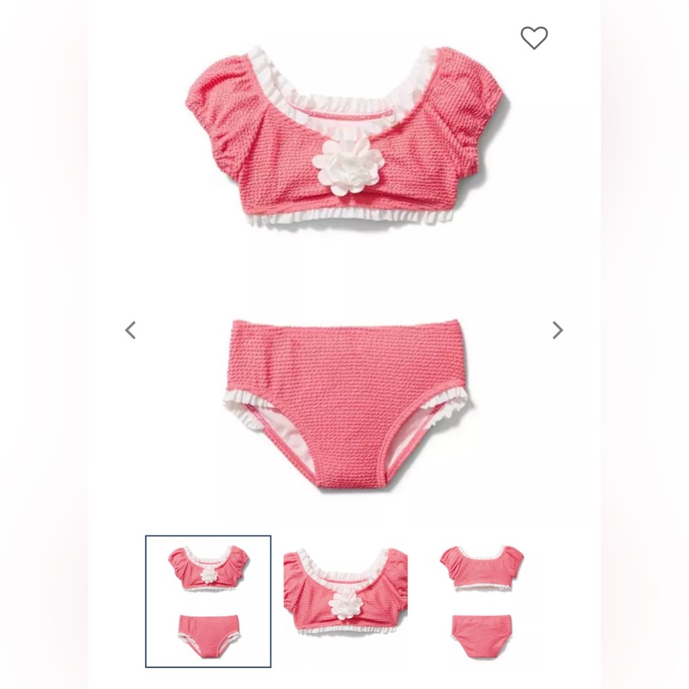 Janie & Jack textured two-piece swimsuit